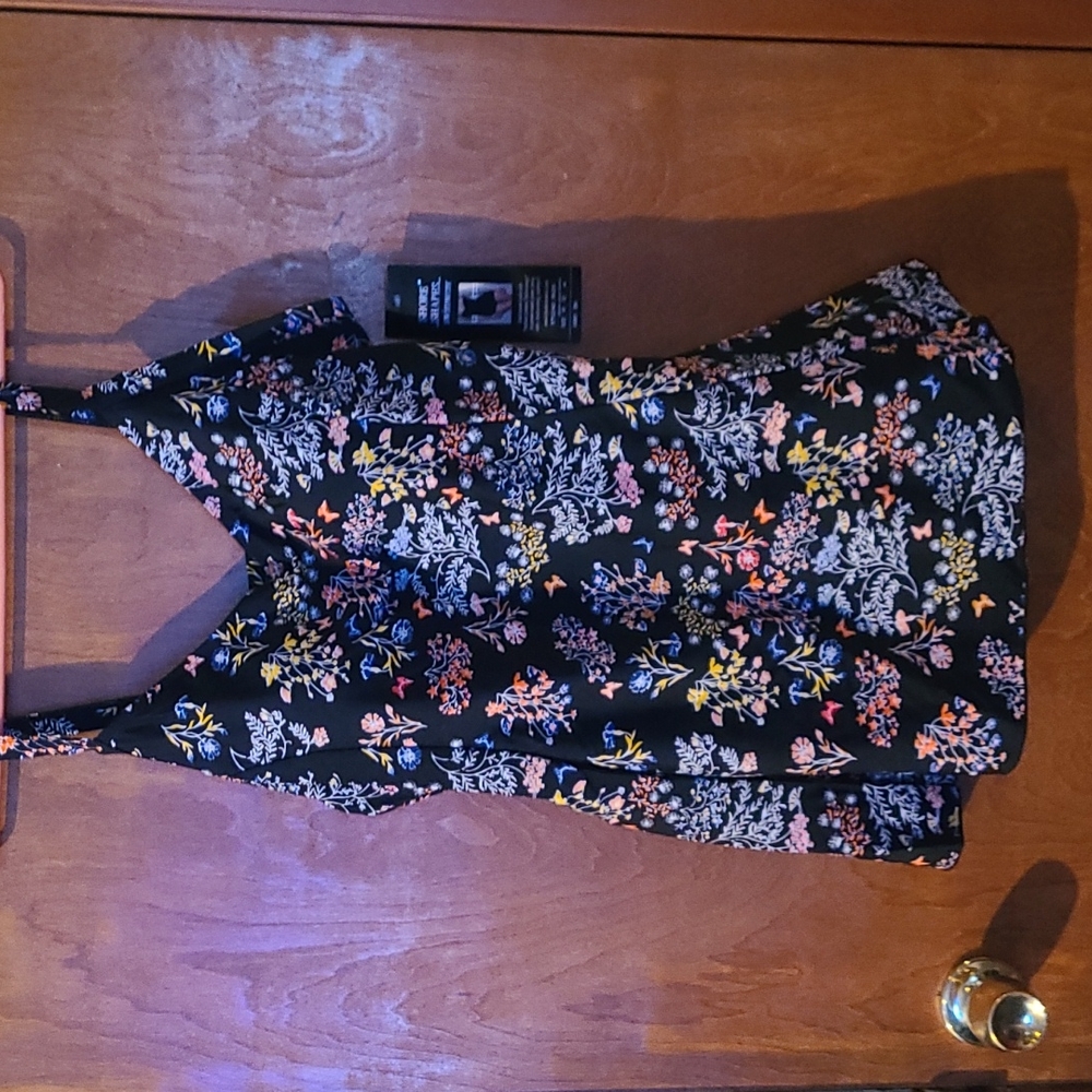 Shore shapes swimsuit one piece floral blue pink size 16 Gently used